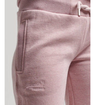 Superdry Broderede joggers med logo Vintage Logo pink