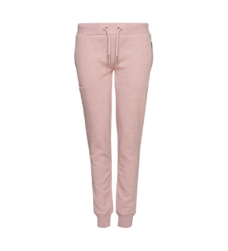 Superdry Broderede joggers med logo Vintage Logo pink