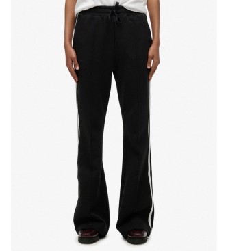 Superdry Jogger Studios Stripe Straight Trouser preto