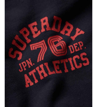 Superdry Athletic College mornarske vrečaste jogger hlače