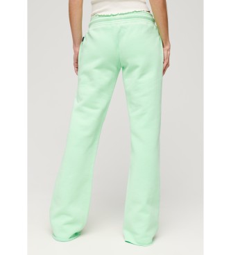 Superdry Flared Jogger Trousers Neon green