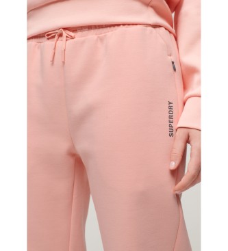 Superdry Sports Tech Tight Jogger Trousers pink