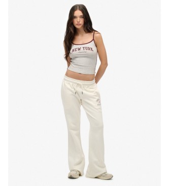 Superdry Pantaloni jogger Athletic Flare bianco sporco