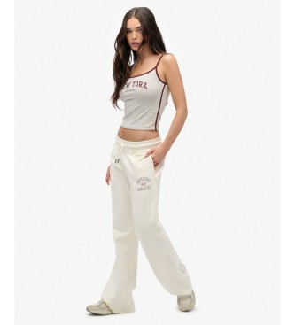 Superdry Pantaloni jogger Athletic Flare bianco sporco