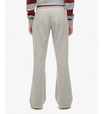 Superdry Grå joggerbukser i Athletic Flare-stil