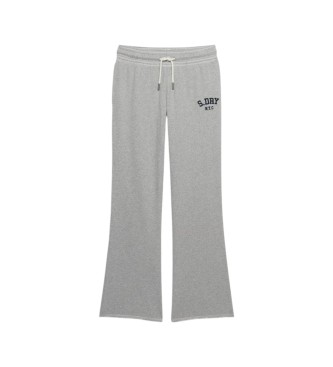Superdry Grå joggerbukser i Athletic Flare-stil