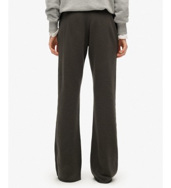 Superdry Spodnie jogger Athletic Flare w kolorze ciemnoszarym