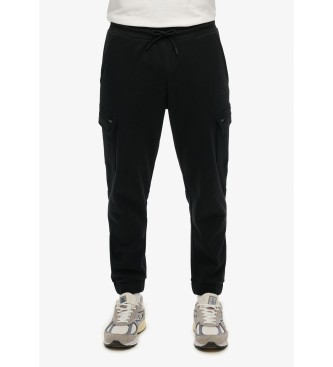 Superdry Hlače Jogger Cargo Tech črne