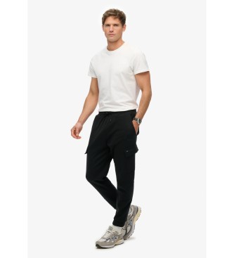 Superdry Hlače Jogger Cargo Tech črne