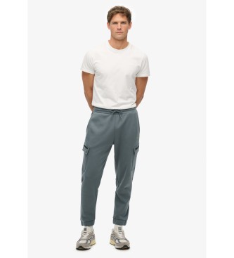 Superdry Jogger cargo trousers with Tech logo blue