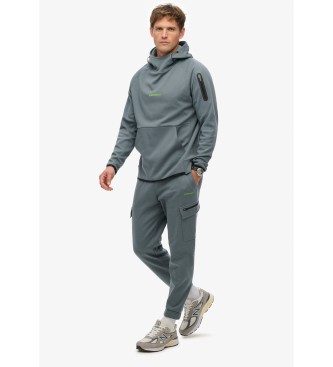 Superdry Jogger cargo trousers with Tech logo blue