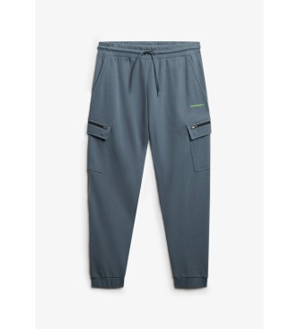 Superdry Jogger cargo trousers with Tech logo blue