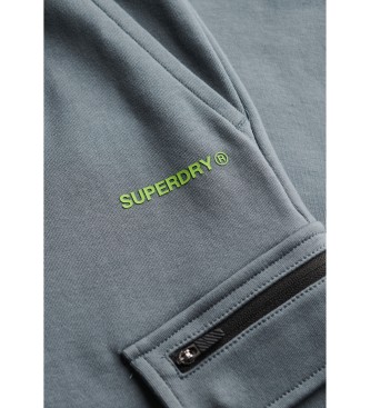Superdry Jogger cargo trousers with Tech logo blue
