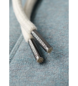 Superdry Klasyczne sprane spodnie jogger z niebieskim logo Core