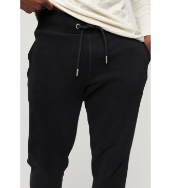 Superdry Pantalon de jogging avec logo Essential noir