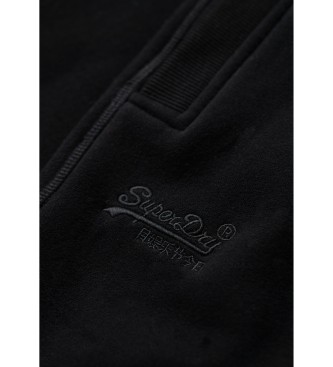 Superdry Pantalon de jogging avec logo Essential noir