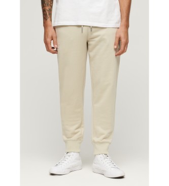 Superdry Jogger hlače z logotipom Essential beige
