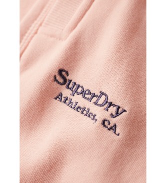 Superdry Jogger trousers with logo Essential pink