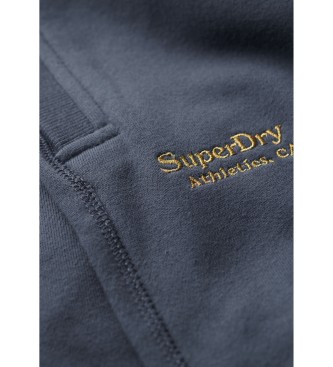 Superdry Joggingbyxa med logotyp Essential navy