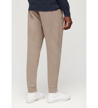 Superdry Pantalon de jogging avec logo Sportswear marron