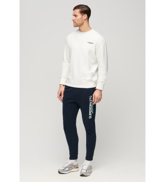 Superdry Pantalon de jogging avec logo Sportswear Navy