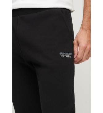 Superdry Pantaloni da jogging sportivi tecnici neri