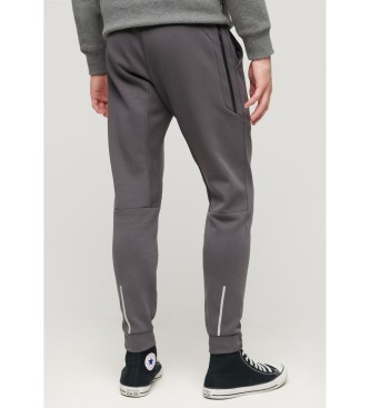 Superdry Pantaloni da jogging sportivi tecnici grigi