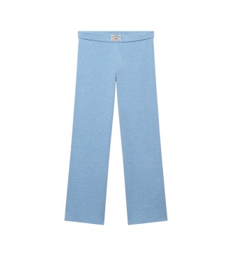 Superdry Pantalone Jogger ESS Fold Over blu