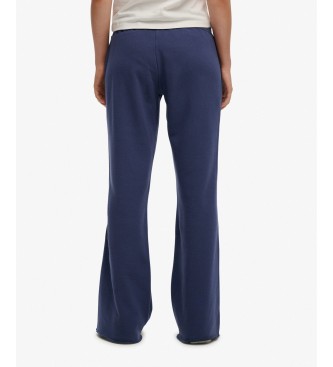 Superdry Jogger hla?e ESS Stripe Flare v mornarsko modri barvi