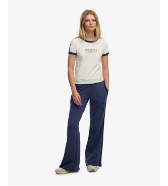 Superdry Jogger hla?e ESS Stripe Flare v mornarsko modri barvi