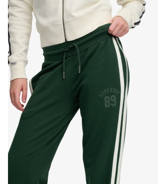 Superdry Hla?e Jogger ESS Stripe Flare zelene