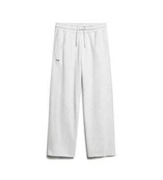 Superdry Pantalon de jogging droit avec logo Essential grey