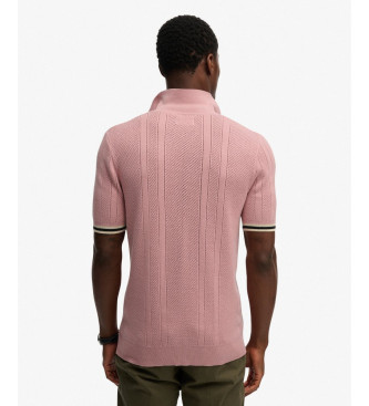 Superdry Polo Texture pink