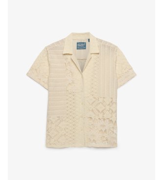 Superdry Chemise en Dentelle Resort beige