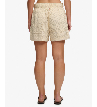 Superdry Beige Lace Shorts
