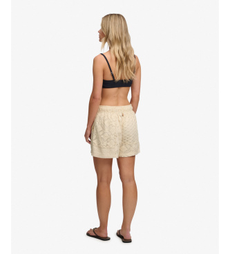 Superdry Beige Lace Shorts