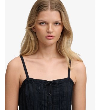 Superdry Top camisola encaje marino