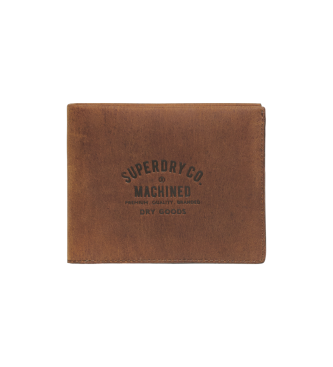 Superdry Leather wallet Goods brown