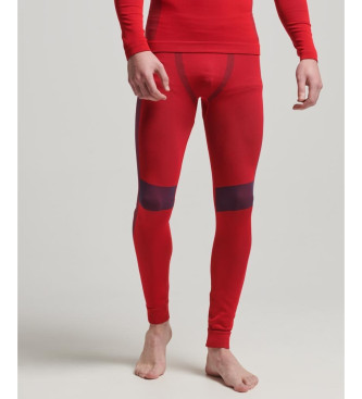 Superdry Legging interior sin costuras rojo