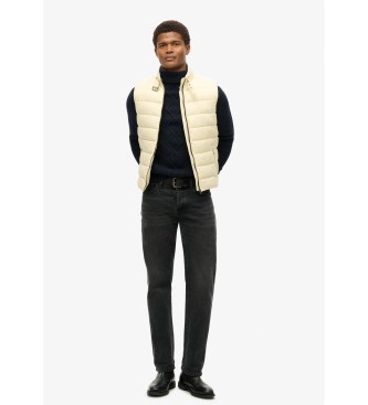 Superdry Beige lightweight quilted waistcoat  