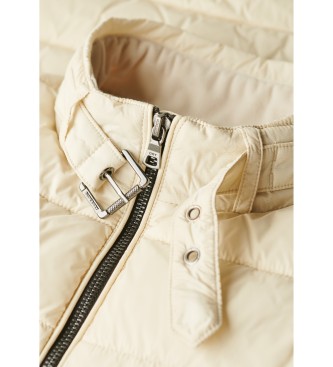 Superdry Beige lttviktsvst med quiltning  