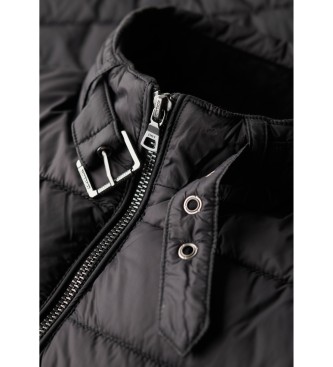 Superdry Lightweight quilted jacket  black