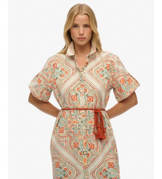 Superdry Jurk Matera beige