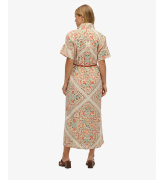 Superdry Jurk Matera beige