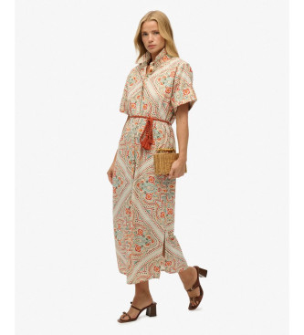 Superdry Jurk Matera beige