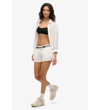 Superdry Short Draw blanco