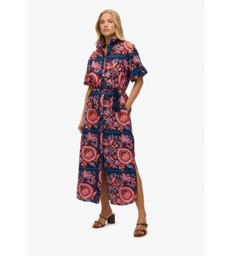 Superdry Linen Maxi Dress black