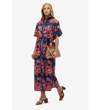 Superdry Linen Maxi Dress black