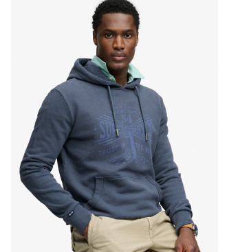 Superdry Lo-Fi Dockside marine sweatshirt