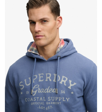 Superdry Sudadera Lo-Fi Dockside azul